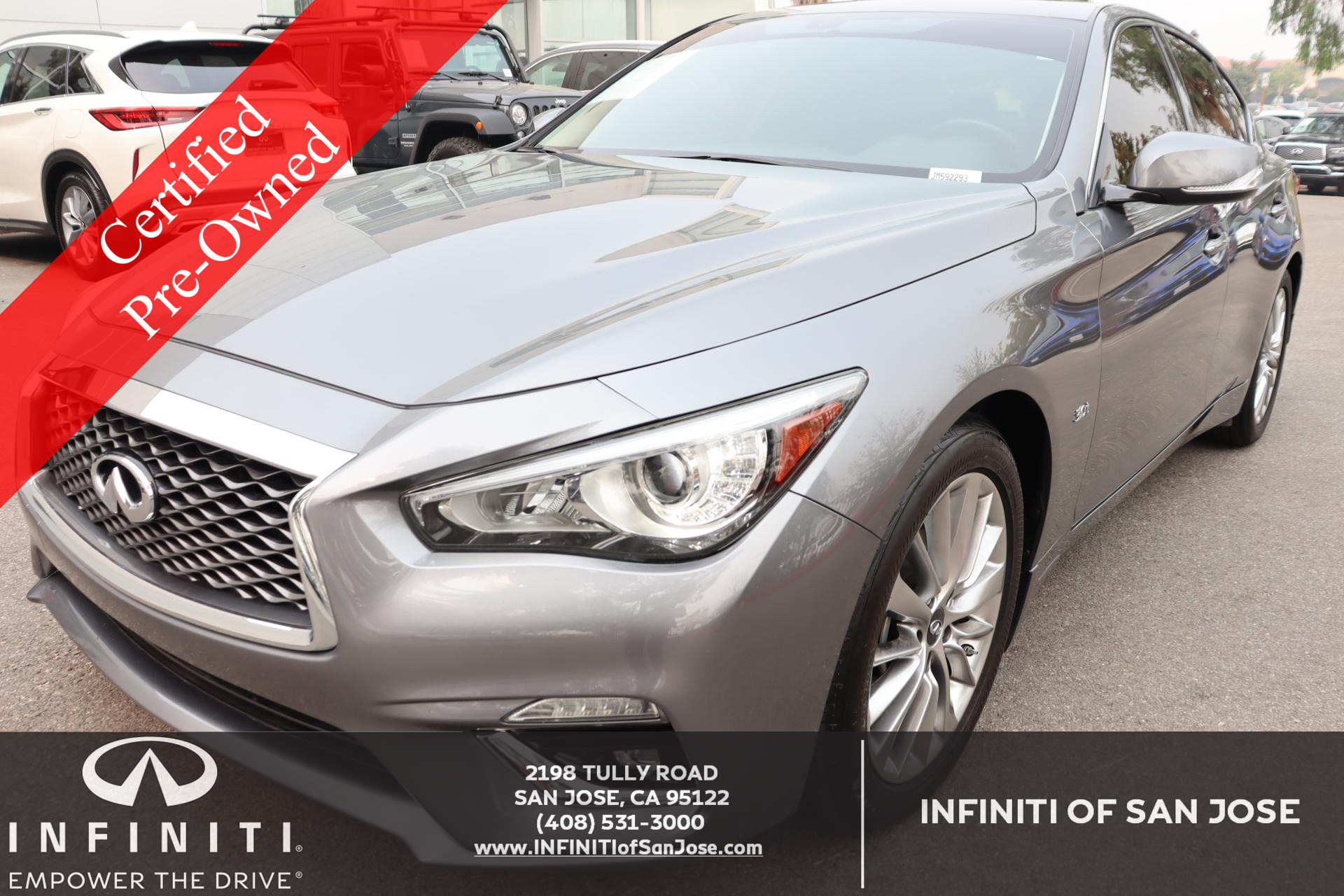 Certified Pre-Owned 2018 INFINITI Q50 3.0t LUXE