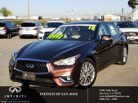 Certified Pre Owned 2018 Infiniti Q50 3 0t Luxe